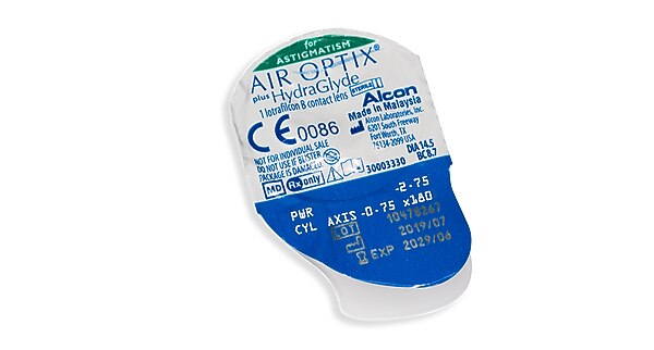 AIR OPTIX® Plus HydraGlyde® Astigmatism 6