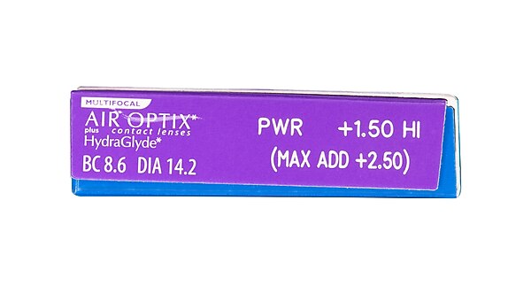 AIR OPTIX® plus HydraGlyde® Multifocal 6