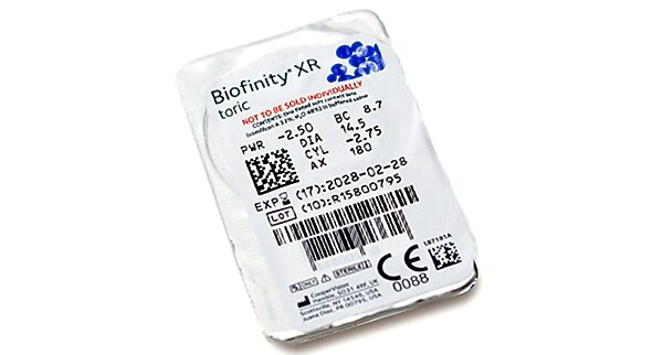 CooperVision Contacts Biofinity®XR Toric 3