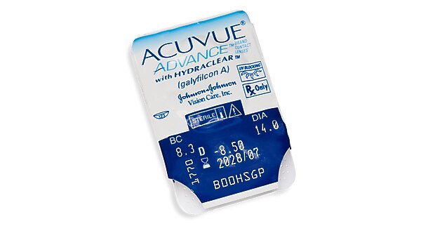 Johnson And Johnson Contacts ACUVUE® ADVANCE® 6